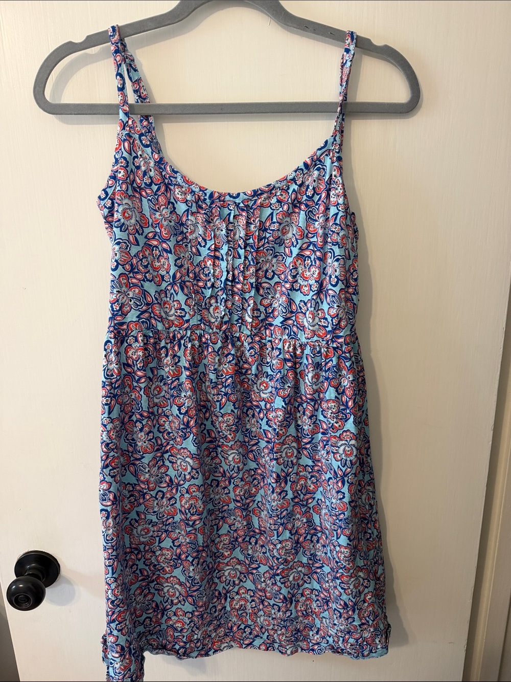 Tommy Bahama Sleeveless Blue Floral Summer Dress